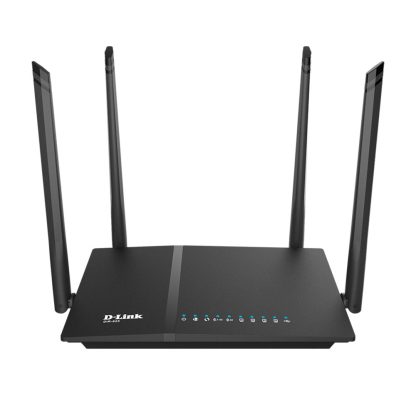 Router wireless Gigabit Dual Band D-Link AC1200 DIR-825/EE, 5 porturi, 2.4/5.0 GHz, MU-MIMO, 1200 Mbps