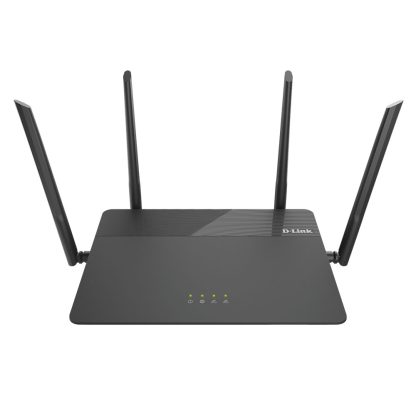 Router wireless Gigabit Dual Band D-Link AC1900 DIR-878, 5 porturi, 2.4/5.0 GHz, MU-MIMO, 1900 Mbps