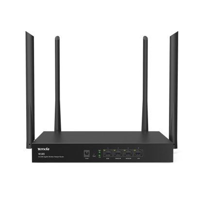 Router wireless Gigabit Dual Band Tenda W18E, 4 porturi, 2.4/5.0 GHz, 1200 Mbps