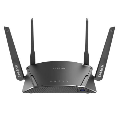 Router wireless Gigabit Smart Mesh EXO AC1900 D-Link DIR-1960, 5 porturi, 2.4/5.0 GHz, 4x4 MU-MIMO, 1900 Mbps