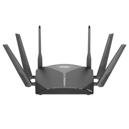 Router wireless Gigabit Smart Mesh EXO AC3000 D-Link DIR-3060, Tri Band, 2.4/5.0 GHz, MU-MIMO, 3000 Mbps