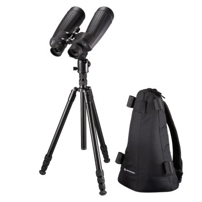 Set Binoclu Bresser NightExplorer 15x70 + Trepied si rucsac