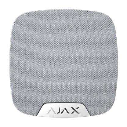 Sirena wireless de interior AJAX HomeSiren WH, 105 dB, RF 2000 m, 5 ani autonomie