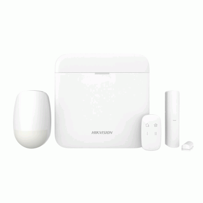 Sistem alarma antiefractie wireless Hikvision AX PRO DS-PWA64-KIT-WE, LAN/WiFi/GPRS, 16 partitii, 64 zone, 30 utilizatori