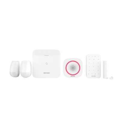 Sistem alarma antiefractie wireless Middle Level Hikvision AX PRO DS-PWA96-KIT2-WE, 868 MHz, TCP/IP, WIFI, GSM 3G/4G, 32 partitii, 96 zone/iesiri