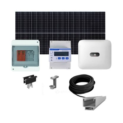 Sistem Fotovoltaic complet cu montaj si dosar prosumator inclus 6.3 kWp, invertor trifazat hibrid Huawei si 14 panouri Canadian Solar, montaj pe acoperis inclinat