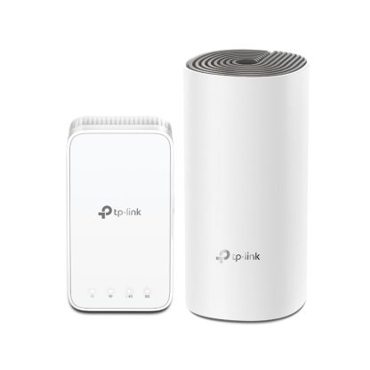 Sistem Mesh Dual Band TP-Link DECO E3 (2-PACK), 2 porturi, 2.4/5.0 GHz, 220 m, 300/867 Mbps