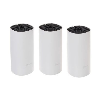 Sistem Mesh Gigabit Dual Band TP-Link DECO M4 (3-PACK), 2 porturi, 2.4/5.0 GHz, 370 m, 1200 Mbps