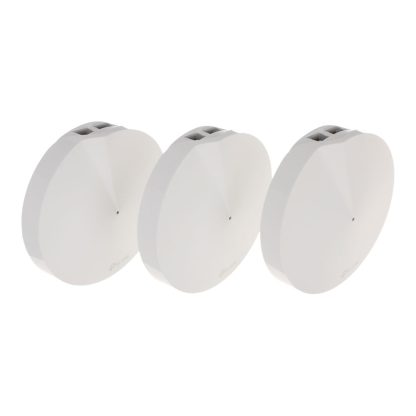 Sistem Mesh Gigabit Dual Band TP-Link DECO M5 (3-PACK), 2 porturi, 2.4/5.0 GHz, 510 m, 1300 Mbps