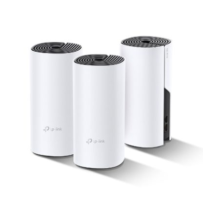 Sistem Mesh Gigabit Dual Band TP-Link DECO P9 (3-PACK), 2 porturi, 2.4/5.0 GHz, 560 m, 1200 Mbps