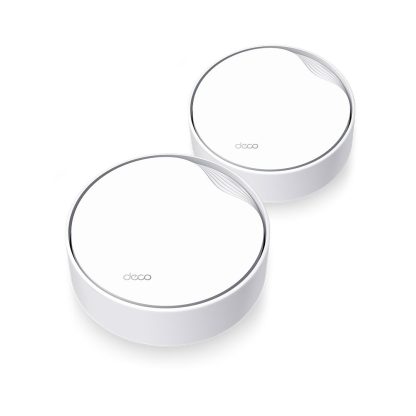 Sistem Mesh Gigabit Dual Band TP Link DECO X50-POE(2PK), 2.4/5 GHz, 3000 Mbps, WiFi 6, PoE, 2 bucati