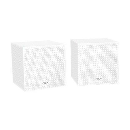 Sistem Mesh wireless Tri Band Tenda Nova MW12 (2-pack), 2.4/5.0 GHz, 350 m, 1200 Mbps