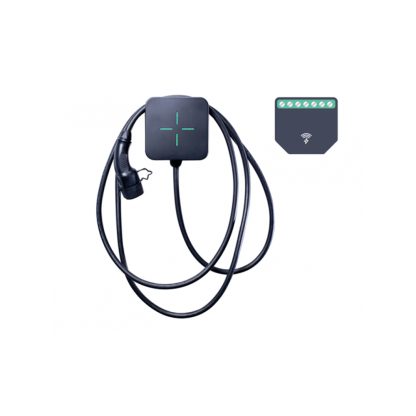 Statie incarcare masini electrice cu EM Sensor LEKTRI.CO 1P7K, 7.4 kW, Type 2, monofazat, WiFi, control de pe telefon