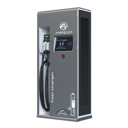 Statie incarcare masini electrice EV-MAG AMPEVO DC 60 kW AC/CCS2/CHAdeMO, RFID, 4G, ecran LCD, CCS 2, incarcare 2 masini, alimentare 3P 400V