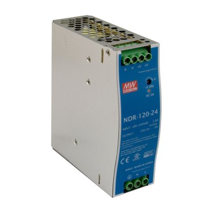 Sursa de alimentare pe sina DIN MeanWell NDR-120-24, 24 V, 120 W, 5 A