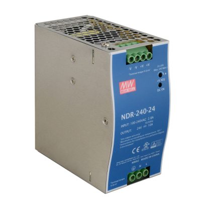 Sursa de alimentare pe sina DIN MeanWell NDR-240-24, 24 V, 240 W, 10 A