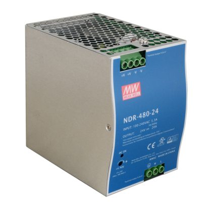 Sursa de alimentare pe sina DIN MeanWell NDR-480-24, 24 V, 480 W, 20 A