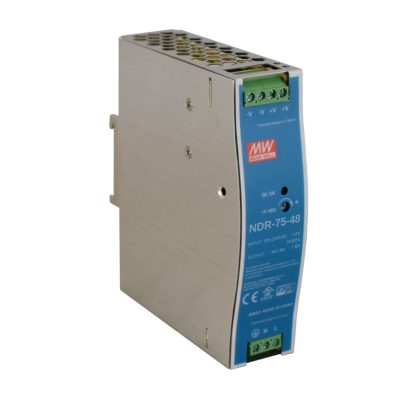 Sursa de alimentare pe sina DIN MeanWell NDR-75-48, 48 V, 76.8 W, 1.6 A