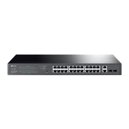 Switch 28 porturi TP Link TL-SG1428PE, 56 Gbps, 41.66 mpps, cu management