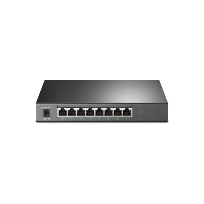 Switch 8 porturi Gigabit JetStream TP-Link TL-SG2008P, 16 Gbps, 10/100/1000 Mbps, 62 W, PoE+, cu management