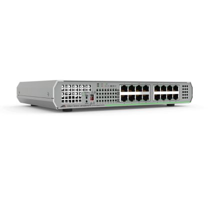 Switch cu 16 porturi Allied Telesis AT-GS910/16-50, 32 Gbps, 23.8 Mpps, 8.000 MAC, fara management