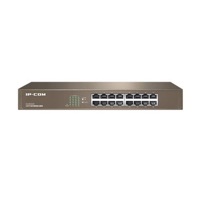 Switch cu 16 porturi IP-COM G1016D, 32 Gbps, 23.8 Mpps, 8000 MAC, fara management