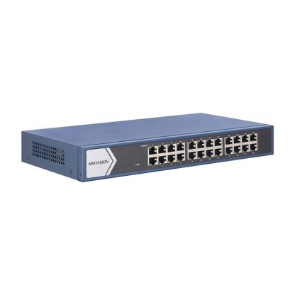 Switch cu 24 porturi Hikvision DS-3E1524-EI, 48 Gbps, 35.712 Mpps, 8.000 MAC, cu management