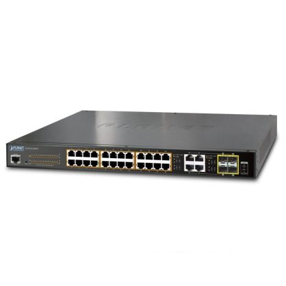 Switch cu 24 porturi PoE Planet GS-4210-24PL4C, cu management