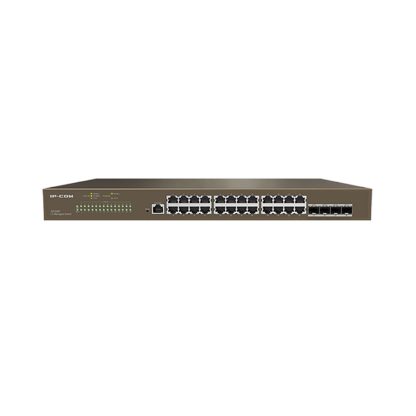 Switch cu 24 porturi IP-COM G5328F, 56 Gbps, 41.7 Mpps, 16000 MAC, cu management