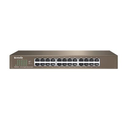 Switch cu 24 porturi Tenda TEG1024D, 48 Gbps, 35.6 Mpps, 8000 MAC, fara management