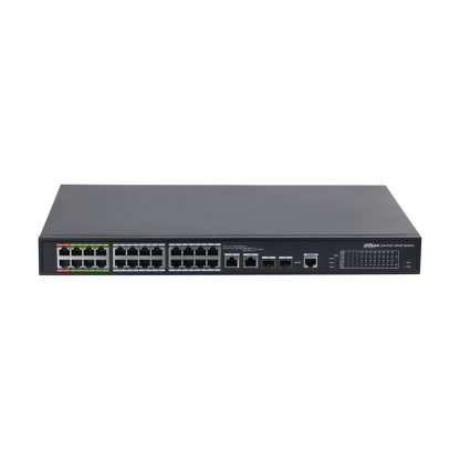 Switch cu 26 porturi Dahua LR2226-24ET-360-V2, MAC 4K, 8.8 Gbps, cu management, PoE