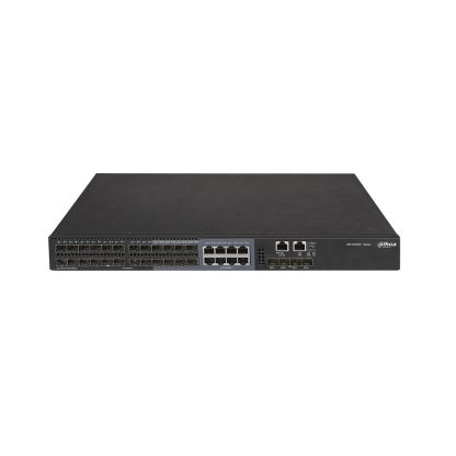 Switch cu 28 porturi Dahua S5500-24GF4XF-E-V2, MAC 16K, 128 Gbps, cu management