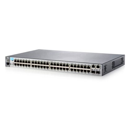 Switch cu 48 porturi Aruba J9775A, 104 Gbps, 4 porturi SFP, 1U, cu management