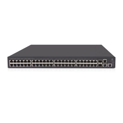 Switch cu 48 porturi Aruba JG963A, 176 Gbps, 130.9 Mpps, 16.000 MAC, 2 porturi SFP, 1U, PoE, cu management