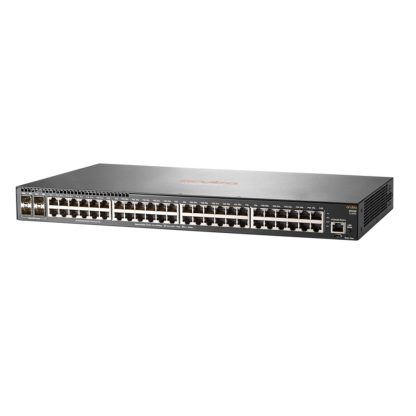 Switch cu 48 porturi Aruba JL260A, 104 Mbps, 77.4 Mpps, 4 porturi SFP, 1U, cu management