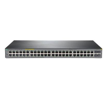 Switch cu 48 porturi Aruba JL386A, 104 Gbps, 77.3 Mpps, 16.000 MAC, 4 porturi SFP, 1U, PoE, cu management