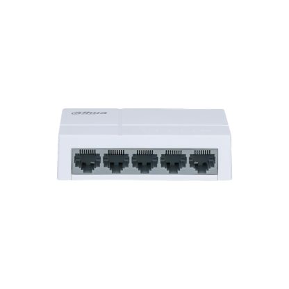 Switch cu 5 porturi Dahua PFS3005-5ET-L-V2 , 2K MAC, 16 Gbps, fara management