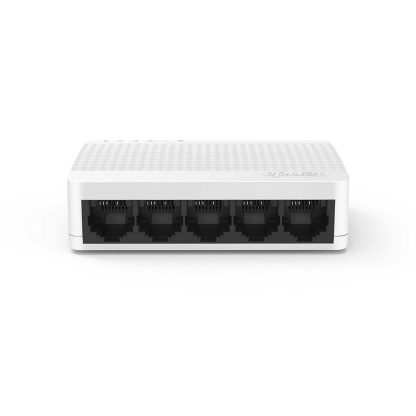 Switch cu 5 porturi Tenda S105, 1 Gbps, 0.74 Mpps, 1000 MAC, fara management