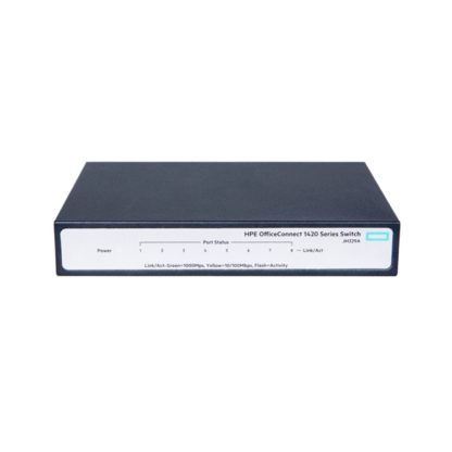 Switch cu 8 porturi Aruba JH329A, 16 Gbps, 11.8 Mpps, 4.000 MAC, 1U, fara management