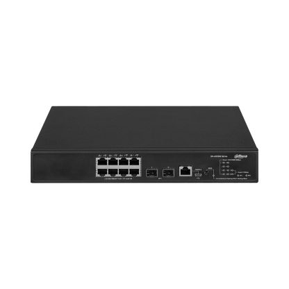 Switch cu 8 porturi Dahua AS5500-8MGT2XF-370, 128 Gbps, PoE, cu management