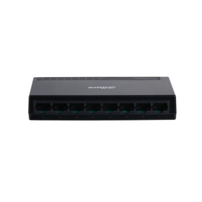 Switch cu 8 porturi Dahua PFS3008-8GT-L, 2000 MAC, 16 Gbps, fara management