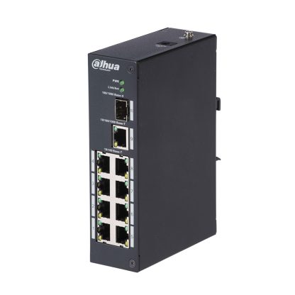 Switch cu 8 porturi Ethernet Dahua PFS3110-8T