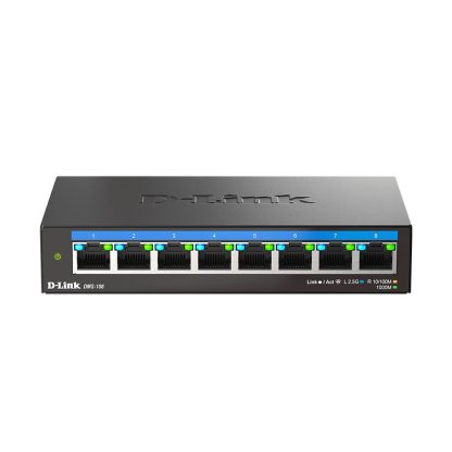 Switch cu 8 porturi Gigabit D-link DMS-108, 40 Gbps, 29.76 Mpps, fara management