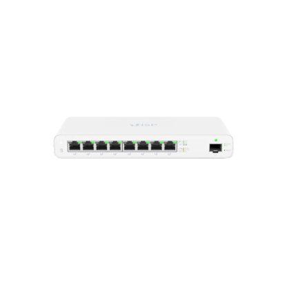 Switch cu 8 porturi Gigabit Ubiquiti UISP-S, 18 Gbps, 13.392 Mpps, 1 port SFP, PoE, cu management