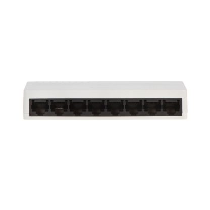 Switch cu 8 porturi Hikvision DS-3E0108D-E, 1.6 Gbps, 1.1904 Mpps, 1.000 MAC, plug and play