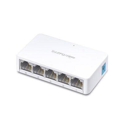 Switch desktop cu 5 porturi Mercusys MS105, 10/100Mbps, fara management