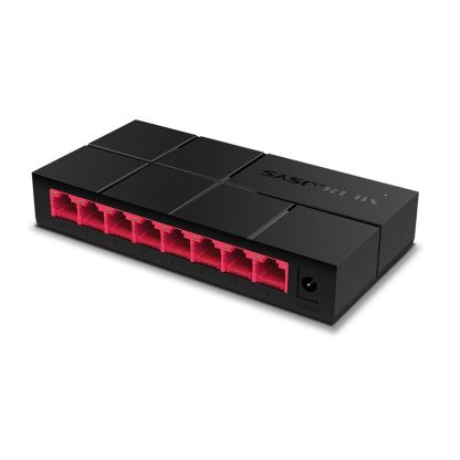 Switch desktop cu 8 porturi Gigabit Mercusys MS108G, 10/100/1000, fara management