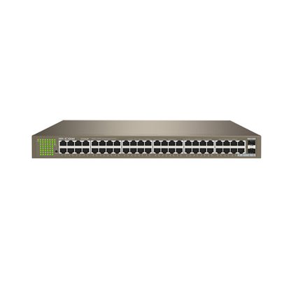 Switch Gigabit 48 porturi IP-COM G1050F, 100 Gbps, 2 porturi SFP, 10/100/1000 Mbps, fara management