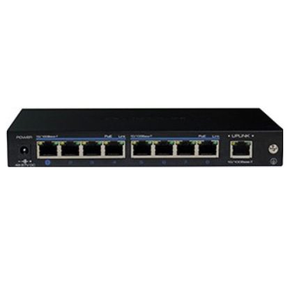 Switch PoE+ Utepo UTP1-SW0801-TP120, 8 porturi, 100 Mbps, fara management