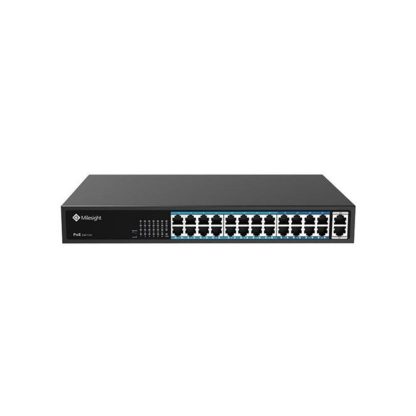 Switch cu 24 porturi PoE Milesight MS-S0224-GL, 14.8Gbps, 16.000 MAC, SFP, plug and play